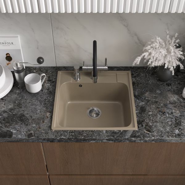 Мойка кухонная Reflexion Etude 53-BE RF0353BE бежевый