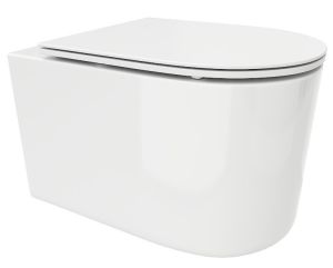 Подвесной унитаз Cerutti SPA Tanaro Aria MW CT9236 безободковый белый матовый