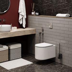 Подвесной унитаз Cerutti SPA Tanaro Aria MW CT9236 безободковый белый матовый
