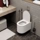 Подвесной унитаз Cerutti SPA Tanaro Aria MW CT9236 безободковый белый матовый