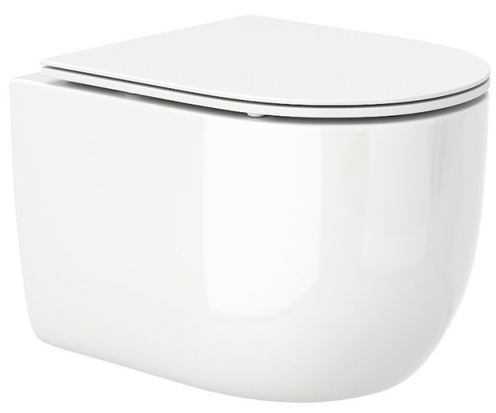 Подвесной унитаз Cerutti SPA Oglio Aria MW CT9237 безободковый белый матовый