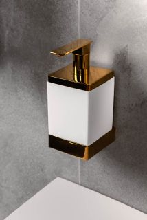 Дозатор Boheme Qubic 10727-G золото