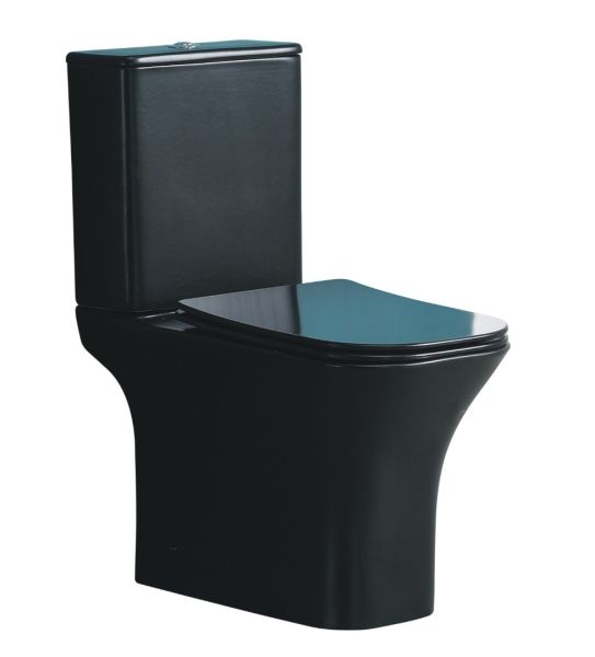 Унитаз напольный Cerutti VETTORE MB CT9241 безободковый черный