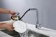 Смеситель для кухни AQUAme Cucina AQM9902CR с выдвижным изливом хром