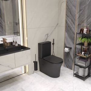 Унитаз напольный Cerutti ADIGE MB CT9244 безободковый черный