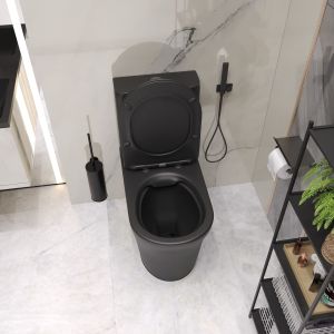Унитаз напольный Cerutti ADIGE MB CT9244 безободковый черный