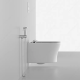 Подвесной унитаз Cerutti SPA Adige Aria MW CT9245 безободковый белый матовый