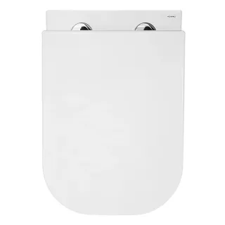 Унитаз подвесной Azario Esconda AZ-2805E безободковый с микролифтом белый