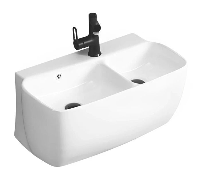 Раковина двойная Ceruttispa Double Marco CT9282 67см белый