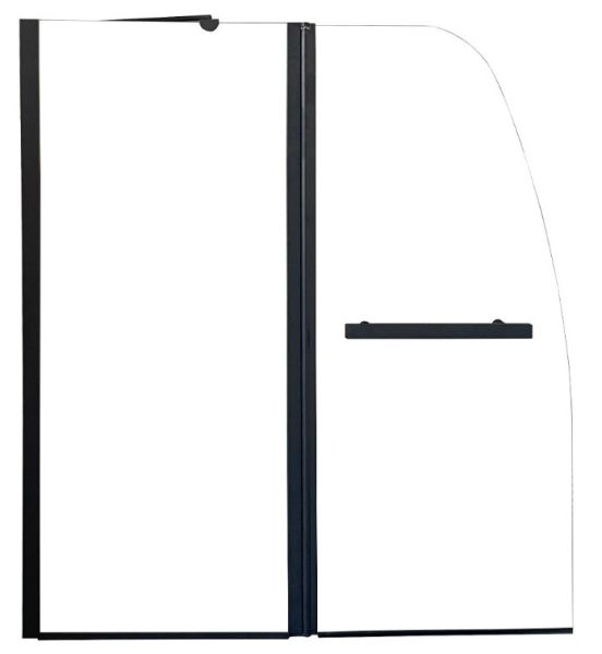 Шторка для ванной Parly F03B 120см чёрный