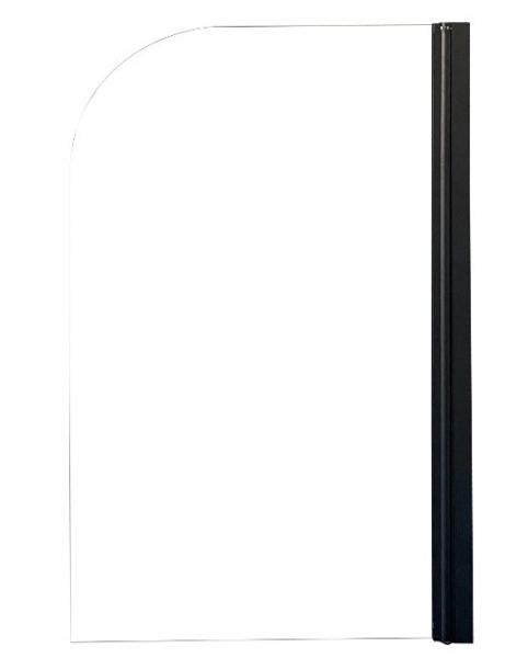 Шторка для ванной Parly F04B 75см чёрный