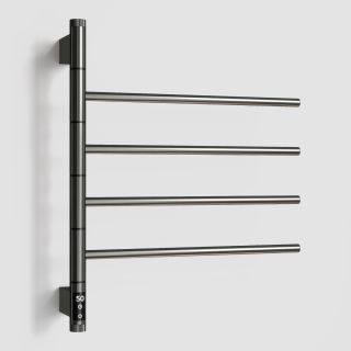 Полотенцесушитель электрический WasserKRAFT Rur 30TH103-4GR 50x60 см графит