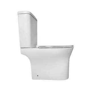 Унитаз-компакт Azario Mansion AZ-2142A-UQ3 безободковый торнадо белый