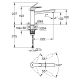 Смеситель для кухни Grohe BauEdge 31693000 хром
