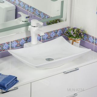 Накладная раковина Melana A234-805 57см белый Накладная раковина Melana A234-805 57см белый