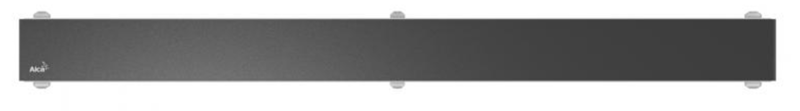 Решетка для душевого лотка AlcaPlast дизайн GLASS 105см черное стекло GL1204-1050