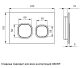 Клавиша смыва IDDIS Unifix 004 UNI04CHi77 хром матовый