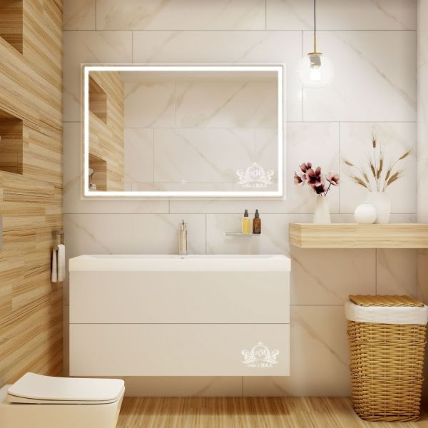 Зеркало с подсветкой Art&Max Monza 120x80см AM-Mon-1200-800-DS-F Зеркало с подсветкой Art&Max Monza 120x80см AM-Mon-1200-800-DS-F