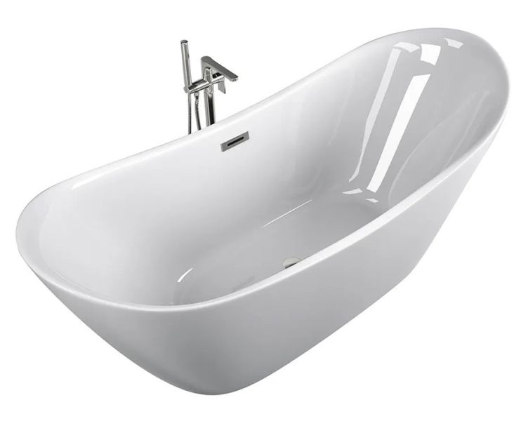 Акриловая ванна Cerutti SPA Nemi CT9319 170x75см белый