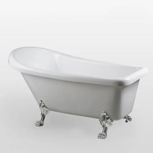 Акриловая ванна Cerutti SPA Vito 150 CT9320 на львиных лапах хром