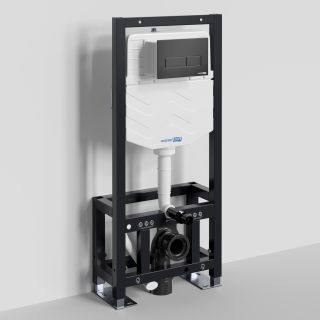 Система инсталляции для унитазов WasserKRAFT Dill 61TLT.010.ME.MB03 с кнопкой смыва