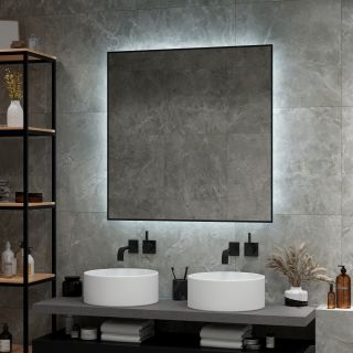 Зеркало с подсветкой Art&Max Sorrento 100см AM-Sor-1000-1000-DS-F Зеркало с подсветкой Art&Max Sorrento 100см AM-Sor-1000-1000-DS-F