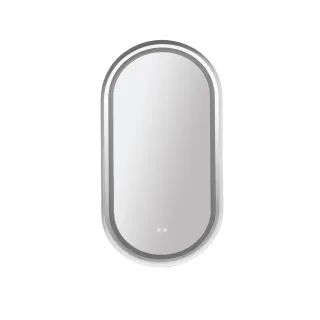 Зеркало с подсветкой Azario Blake АZ-LED011325 50 см белый матовый