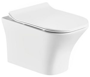 Комплект Cerutti SPA инсталляция CR555 подвесной безободковый унитаз Vettore Aria CT7190 кнопка смыва CR02BK