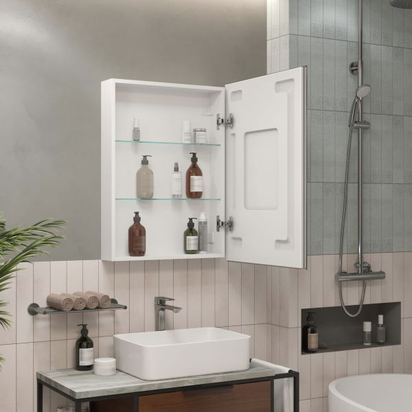 Зеркало-шкаф Reflexion Cube 60 RF2211CB с подсветкой 60х80