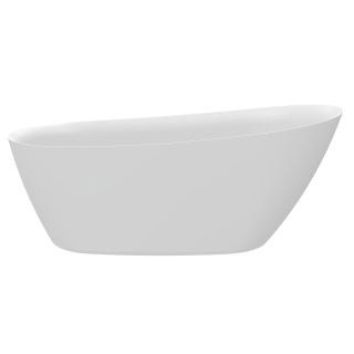 Ванна акриловая AQUAme AQM3503MW 167x73 см белый матовый