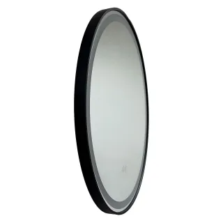 Зеркало с подсветкой Azario Брэд АZ-LED012225 60 см чёрный матовый