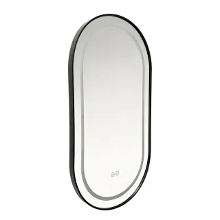 Зеркало с подсветкой Azario Джоли АZ-LED012525 50 см чёрный матовый