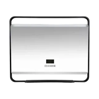 Зеркало с подсветкой Azario Дарья АZ-LED013625 100 см чёрный матовый