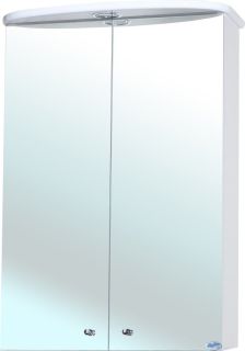 Зеркало-шкаф с подсветкой Bellezza Мимоза 50см белый 000000184 Зеркало-шкаф с подсветкой Bellezza Мимоза 50см белый 000000184