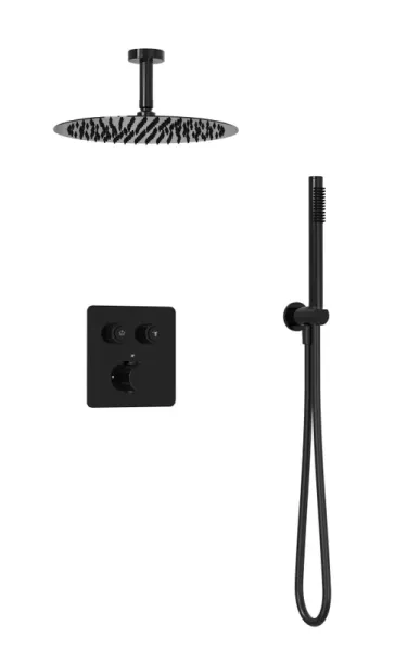 Душевой комплект Milleau Tissage TERMO 2SBIT/802Q-GB черный