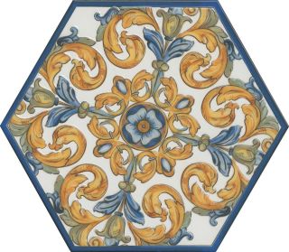 Плитка Kerama Marazzi MM15129B Декор Площадь Испании мозаичный глянцевый 15x40x0,8