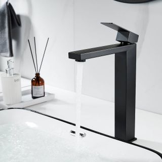 Смеситель для раковины Shevanik S7011H чёрный Смеситель для раковины Shevanik S7011H чёрный