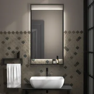 Зеркало с подсветкой Kerama Marazzi Plaza Next PL.N.mi.P.60\BLK 60 см чёрный матовый