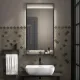 Зеркало с подсветкой Kerama Marazzi Plaza Next PL.N.mi.P.60\BLK 60 см чёрный матовый