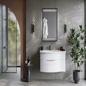 Зеркало с подсветкой Kerama Marazzi Plaza Next PL.N.mi.P.60\BLK 60 см чёрный матовый