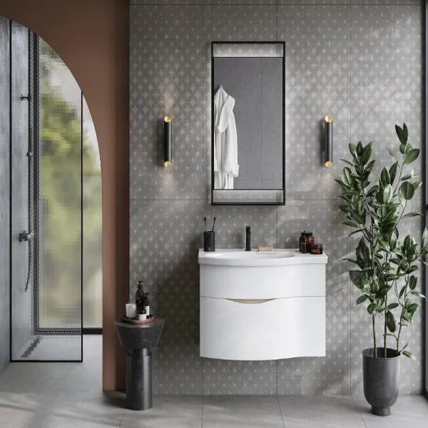 Зеркало с подсветкой Kerama Marazzi Plaza Next PL.N.mi.P.60\BLK 60 см чёрный матовый