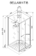 Душевая кабина Cerutti SPA BELLA901B 90x90см