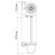 Wasserkraft Donau K-9427 Щетка для унитаза Wasserkraft Donau K-9427 Щетка для унитаза