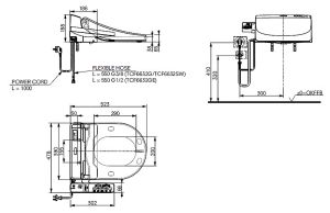 Электронная крышка-биде TOTO EK 2.0 Washlet TCF6632G#NW1 белый