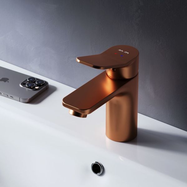 Смеситель для раковины AM.PM  X-Joy F85A02144 розовое золото