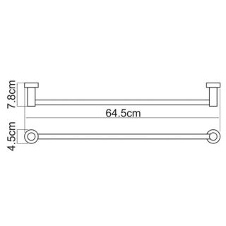 Wasserkraft Donau K-9430 Штанга для полотенец Wasserkraft Donau K-9430 Штанга для полотенец