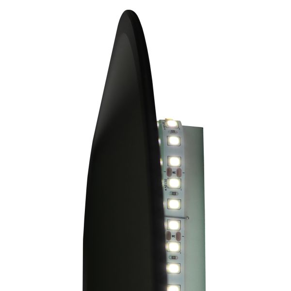 Зеркало Reflexion Black View RF4002BV с фоновой подсветкой бесконтактным сенсором черной окантовкой 60х70