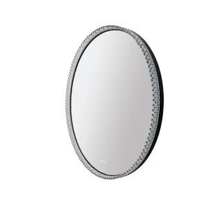 Зеркало с подсветкой Azario Лайвли АZ-LED011925 80 см чёрный матовый