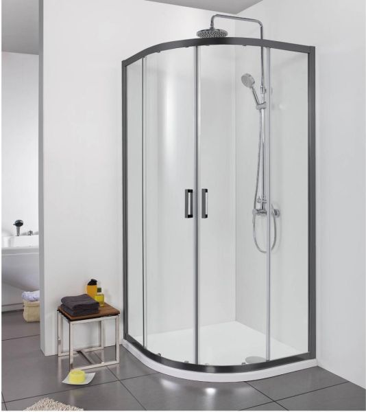Душевой уголок Aquatek AQ ARI RO 08020BL 80x80см чёрный