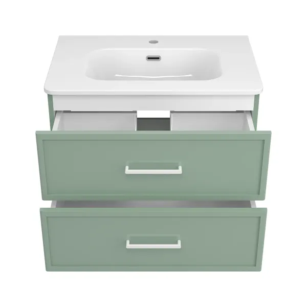 Подвесная тумба под раковину Brevita Verde 70 УТ000026838  зеленый